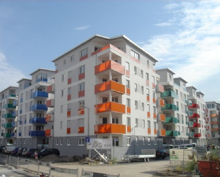 Wohnbebauung in Karlsruhe, Citypark Baufeld 6 Henriette-Obermüller-Straße Wohnbebauung in Karlsruhe, Citypark Baufeld 6 Henriette-Obermüller-Straße
